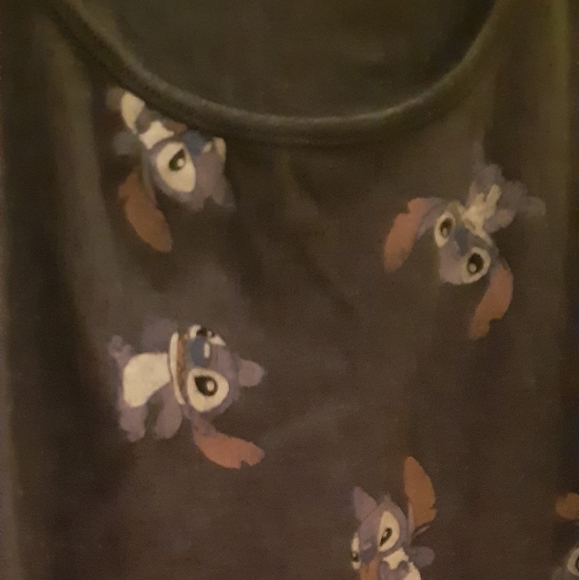Stitch (of Lilo & Stitch) Reversible Tank Top - 2 in 1 - in Sades of Gray fits M - Picture 5 of 6